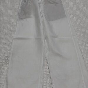 Aritzia Wilfred Linen Lodge Pant in White